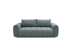 Nesty - Canapé Droit Fixe 3 Places - Tissu Chiné