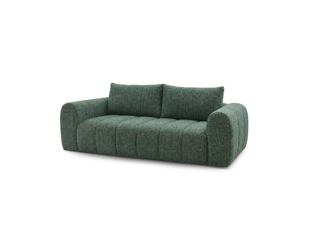 Nesty - Canapé Droit Fixe 3 Places - Tissu Chiné