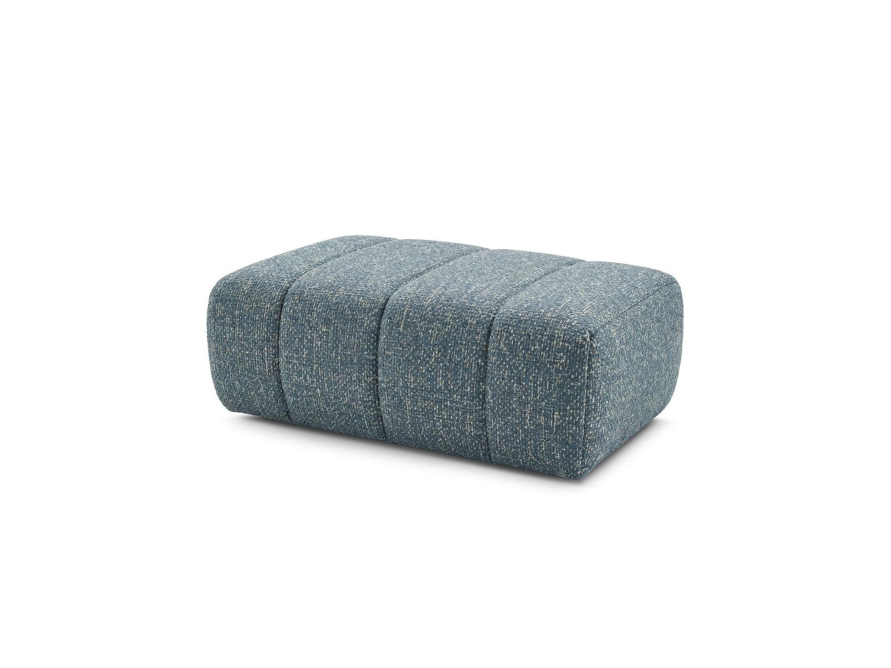 Nesty - Pouf - Tissu Chiné