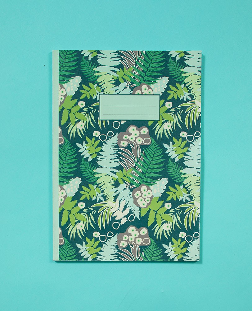 Notebook (A4) - Fern atlantic