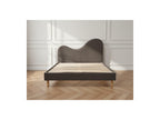 Celina - Bed - Bouclé Fabric with Solid Slats