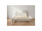Celina - Bed - Bouclé Fabric with Solid Slats