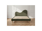 Celina - Bed - Bouclé Fabric with Solid Slats