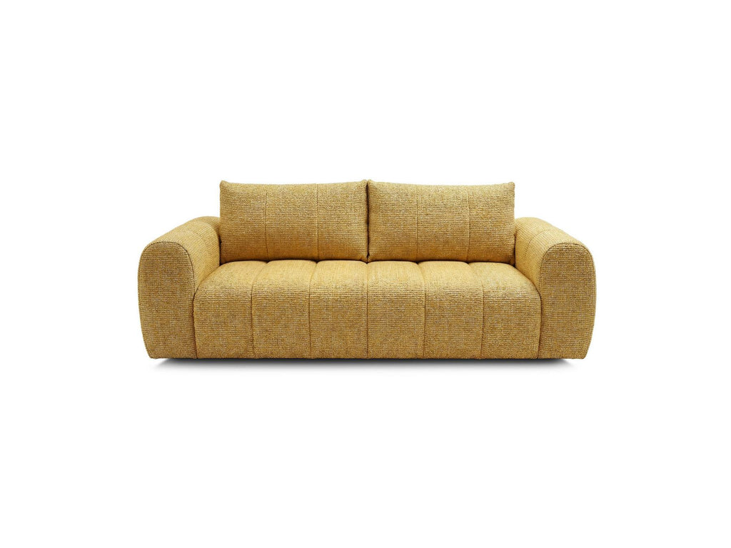Nesty - Canapé Droit Fixe 3 Places - Tissu Chiné