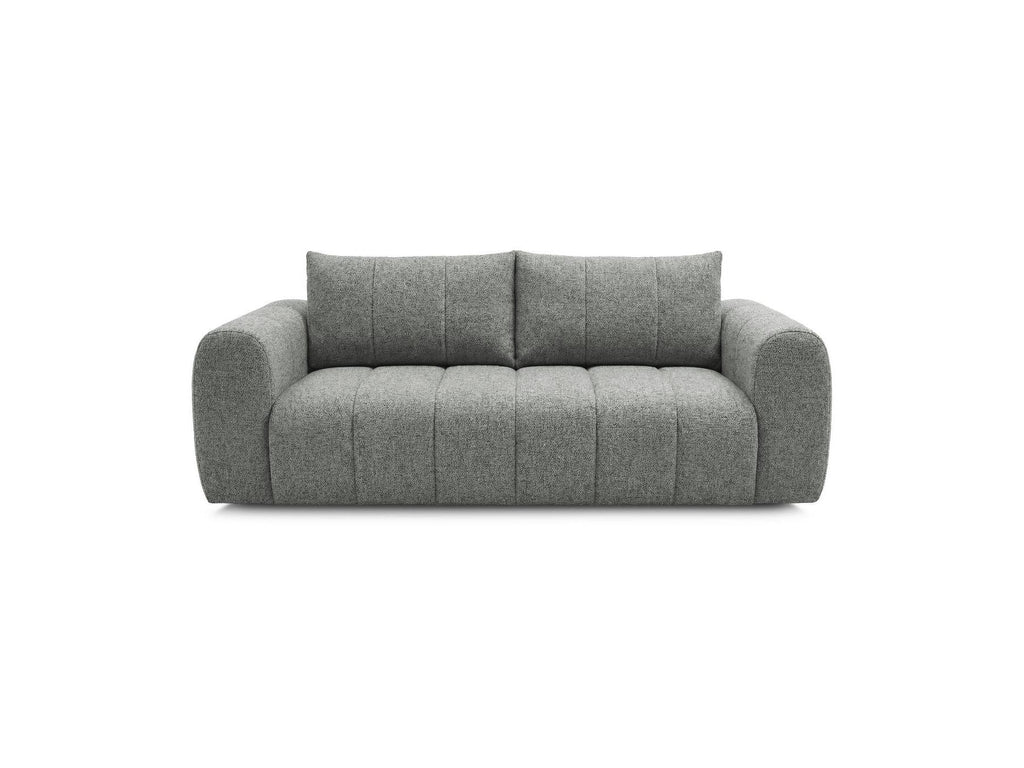Nesty - Canapé Droit Fixe 3 Places - Tissu Chiné