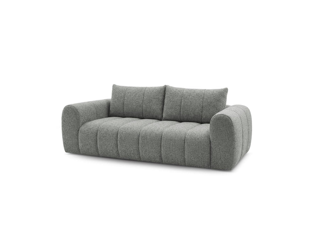 Nesty - Canapé Droit Fixe 3 Places - Tissu Chiné