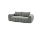 Nesty - Canapé Droit Fixe 3 Places - Tissu Chiné