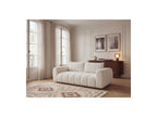 Nesty - Canapé Droit Fixe 3 Places - Tissu Chiné