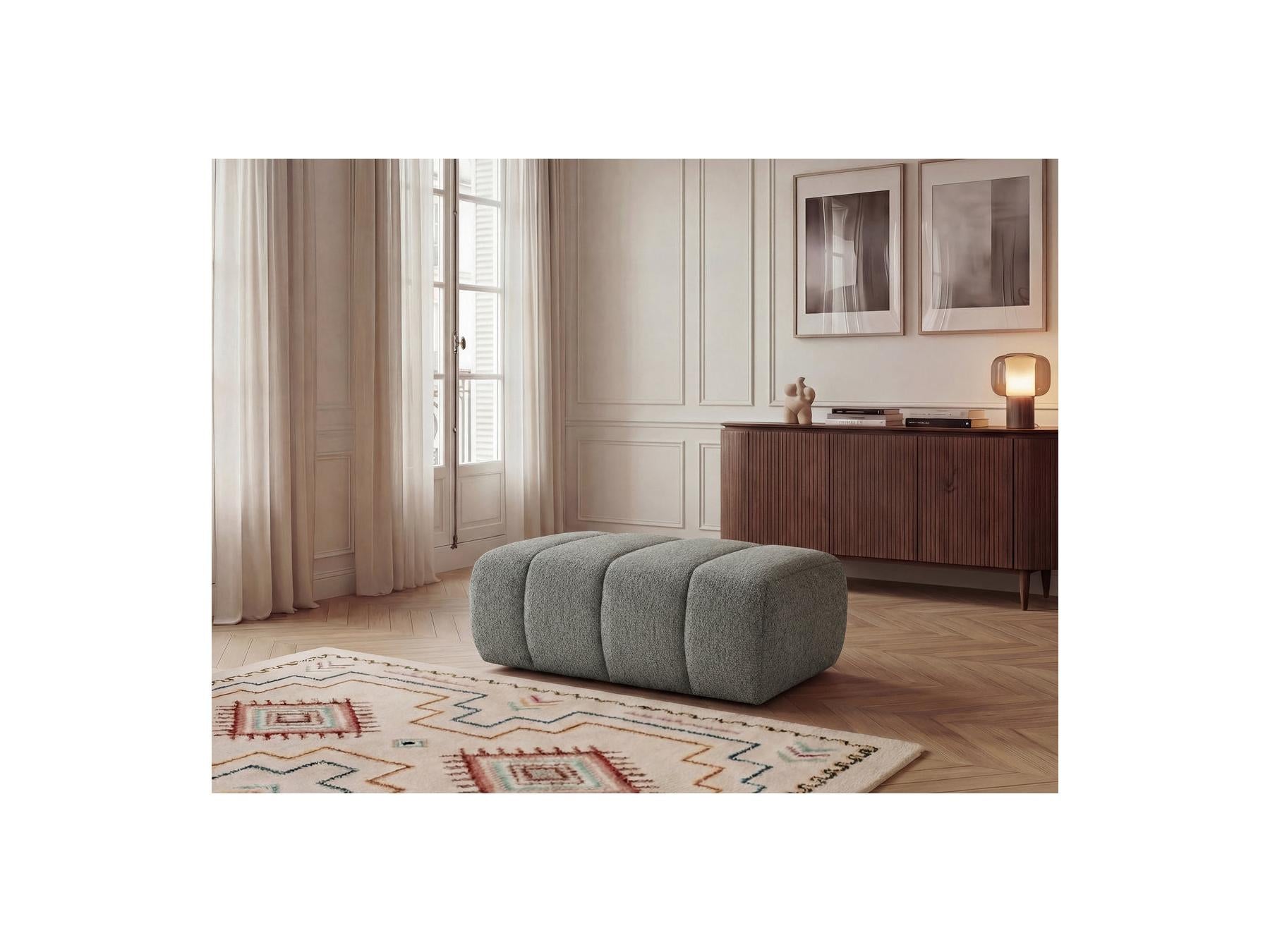 Nesty - Pouf - Tissu Chiné