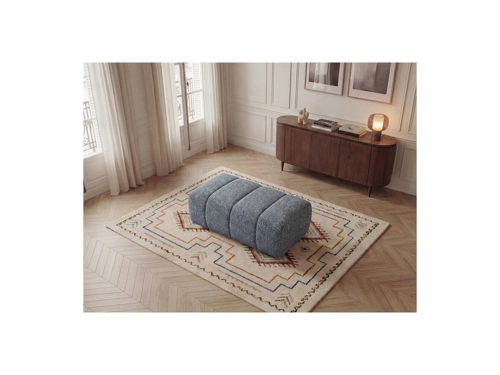 Nesty - Pouf - Tissu Chiné