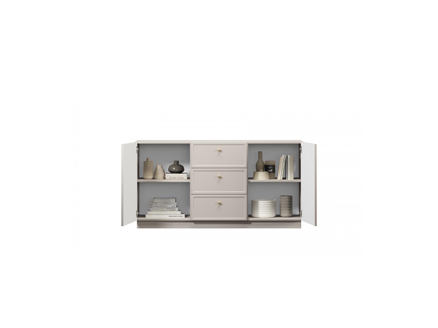 Lorina - Buffet 2 Portes 3 Tiroirs