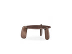 Helio - Table Basse Ronde Helio Bois Massif De Manguier