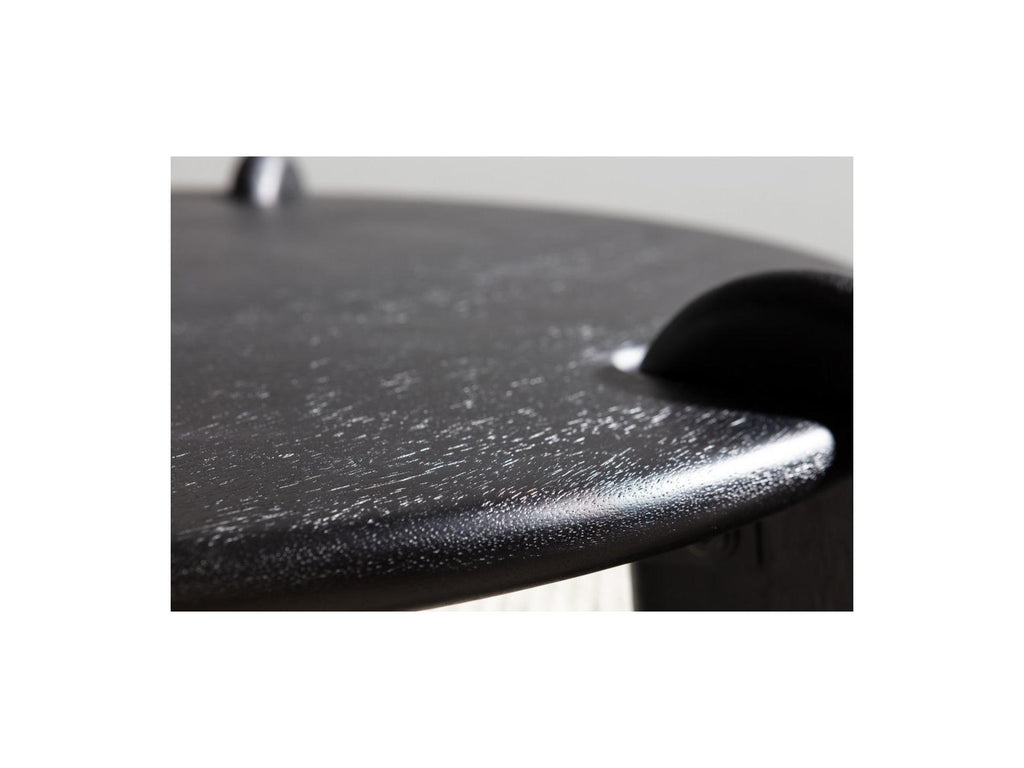 Helio - Table Basse Ronde Helio Bois Massif De Manguier