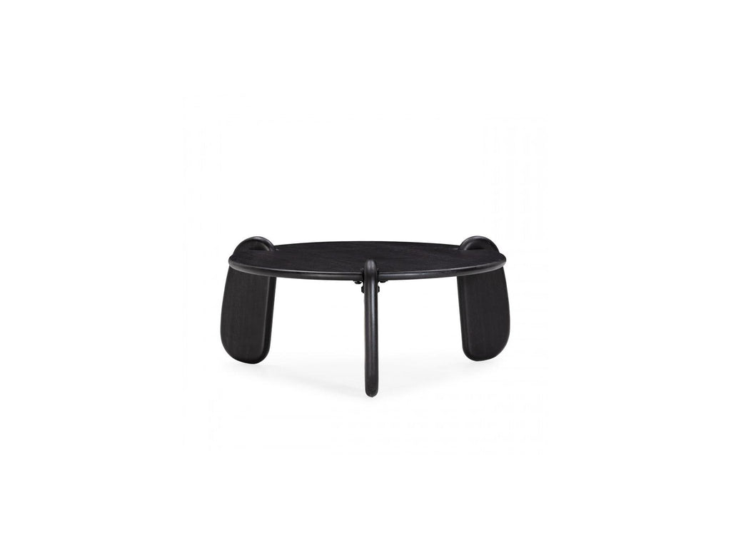 Helio - Table Basse Ronde Helio Bois Massif De Manguier