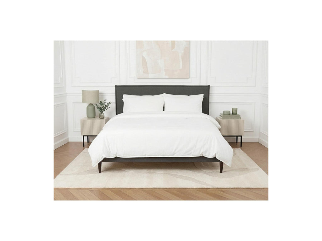Sary - Bed with Solid Slats - Wenge Wood Legs