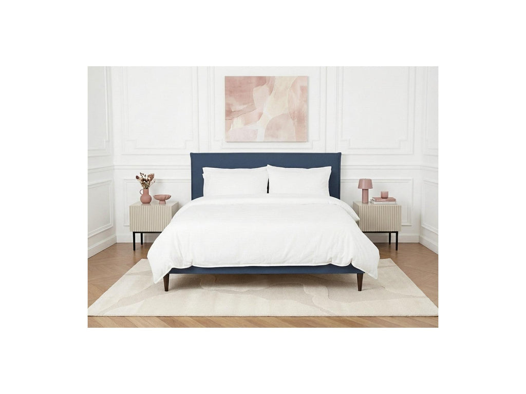 Sary - Bed with Solid Slats - Wenge Wood Legs