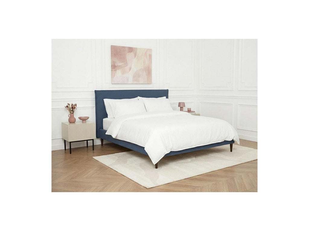 Sary - Bed with Solid Slats - Wenge Wood Legs