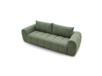 Nesty - Canapé Droit Fixe 3 Places - Tissu Chiné