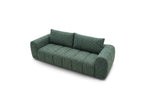 Nesty - Canapé Droit Fixe 3 Places - Tissu Chiné