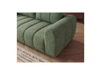 Nesty - Canapé Droit Fixe 3 Places - Tissu Chiné