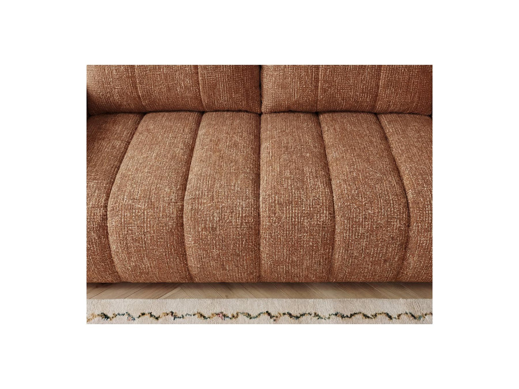 Nesty - Canapé Droit Fixe 3 Places - Tissu Chiné