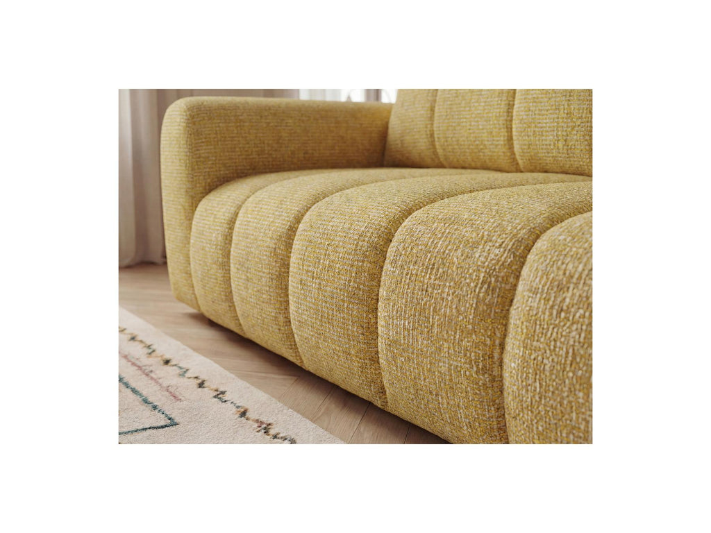 Nesty - Canapé Droit Fixe 3 Places - Tissu Chiné