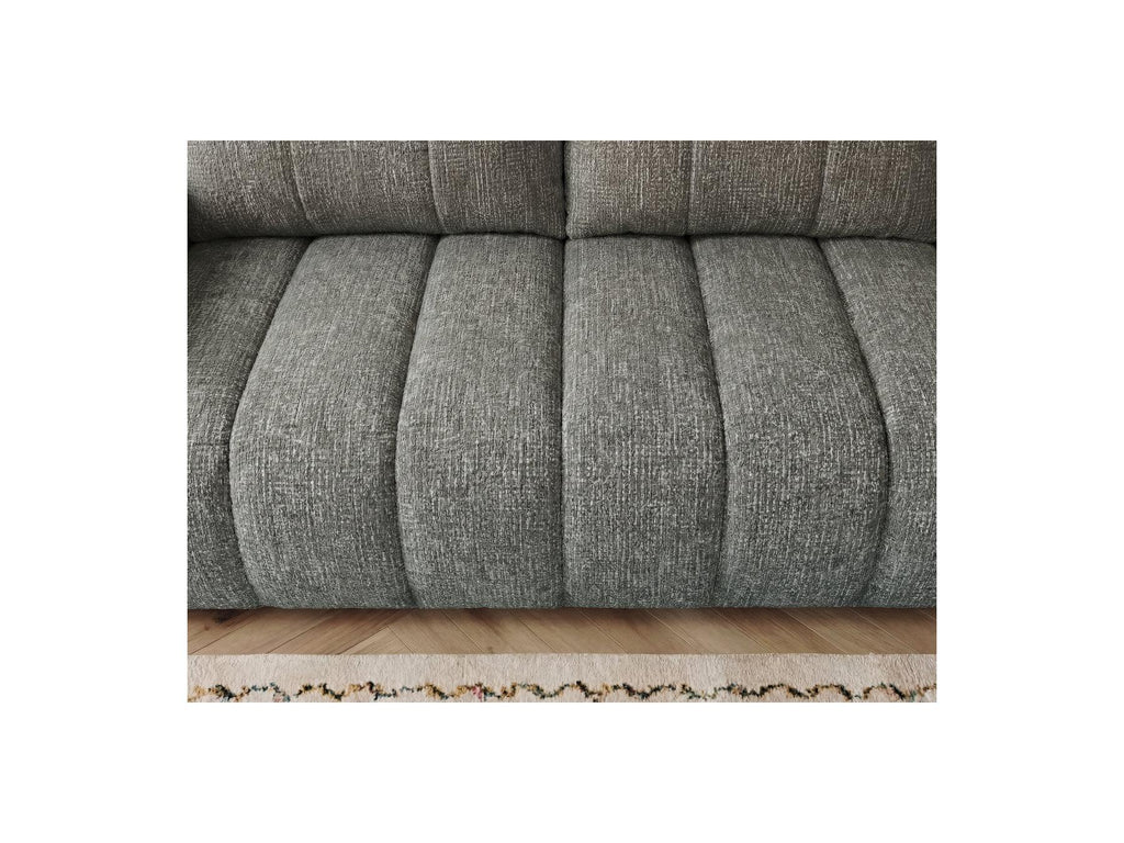 Nesty - Canapé Droit Fixe 3 Places - Tissu Chiné