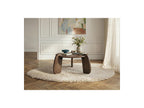Helio - Table Basse Ronde Helio Bois Massif De Manguier