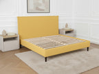 Sary - Bed with Solid Slats - Wenge Wood Legs