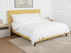 Sary - Bed with Solid Slats - Wenge Wood Legs