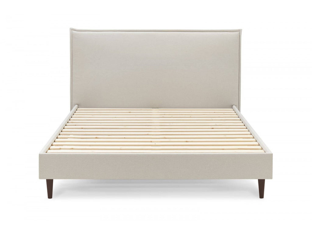 Sary - Bed with Solid Slats - Wenge Wood Legs