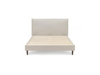 Sary - Bed with Solid Slats - Wenge Wood Legs
