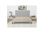 Sary - Bed with Solid Slats - Wenge Wood Legs