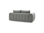 Nesty - Canapé Droit Fixe 3 Places - Tissu Chiné