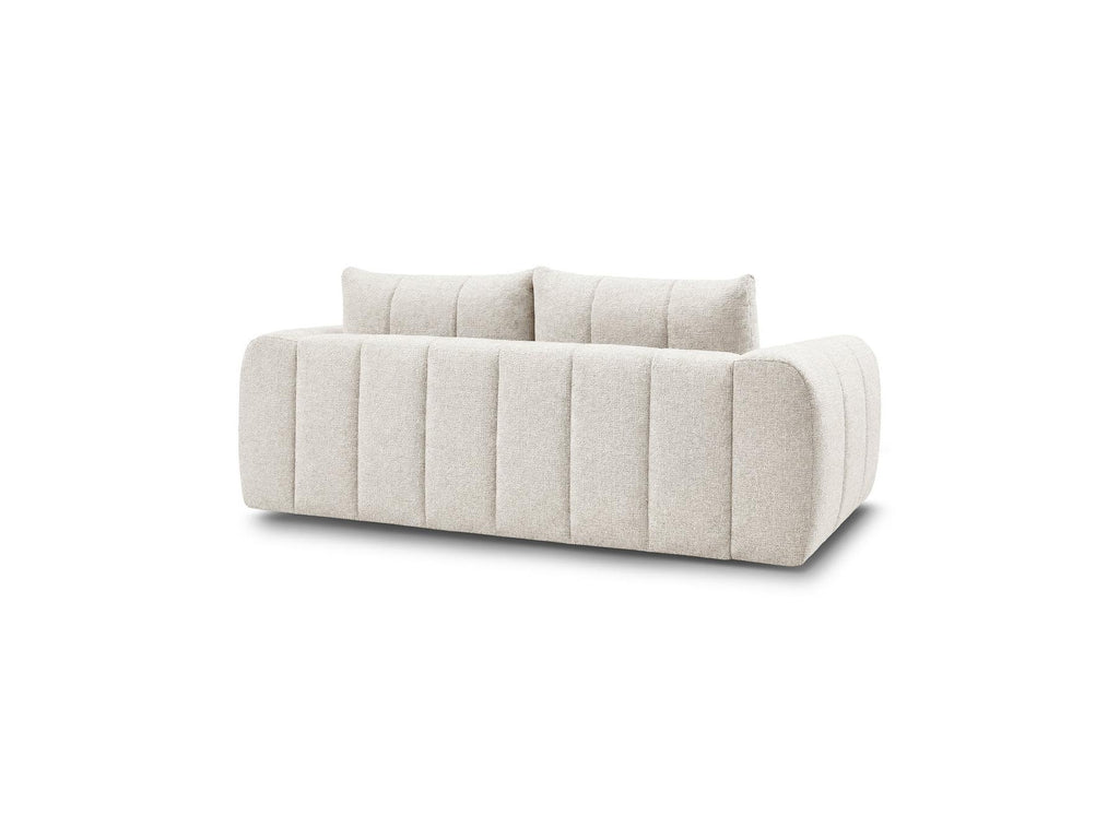 Nesty - Canapé Droit Fixe 3 Places - Tissu Chiné