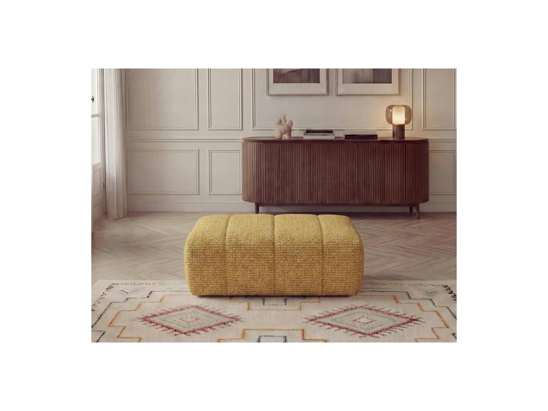 Nesty - Pouf - Tissu Chiné