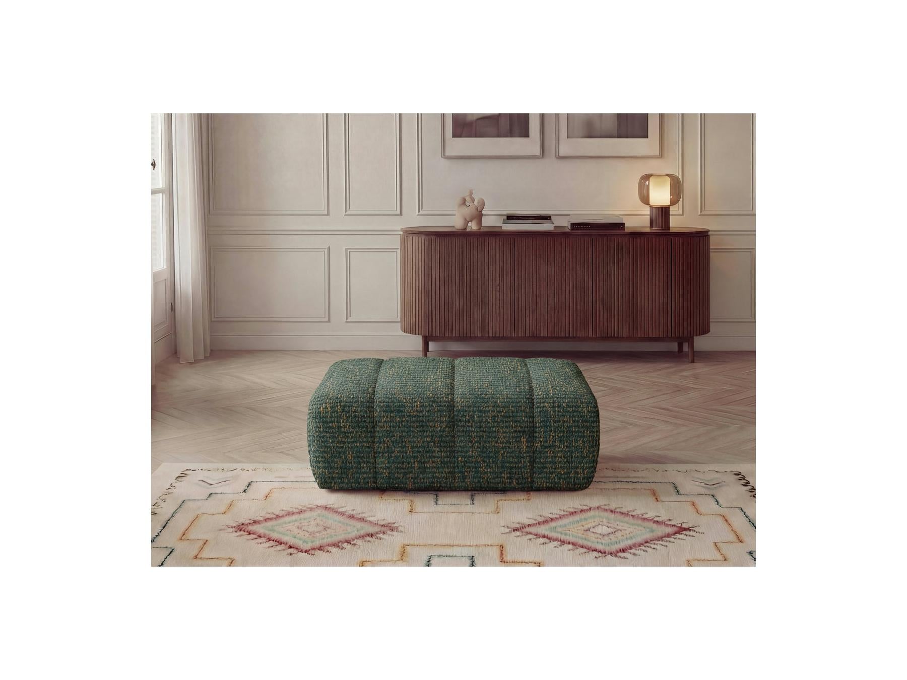 Nesty - Pouf - Tissu Chiné