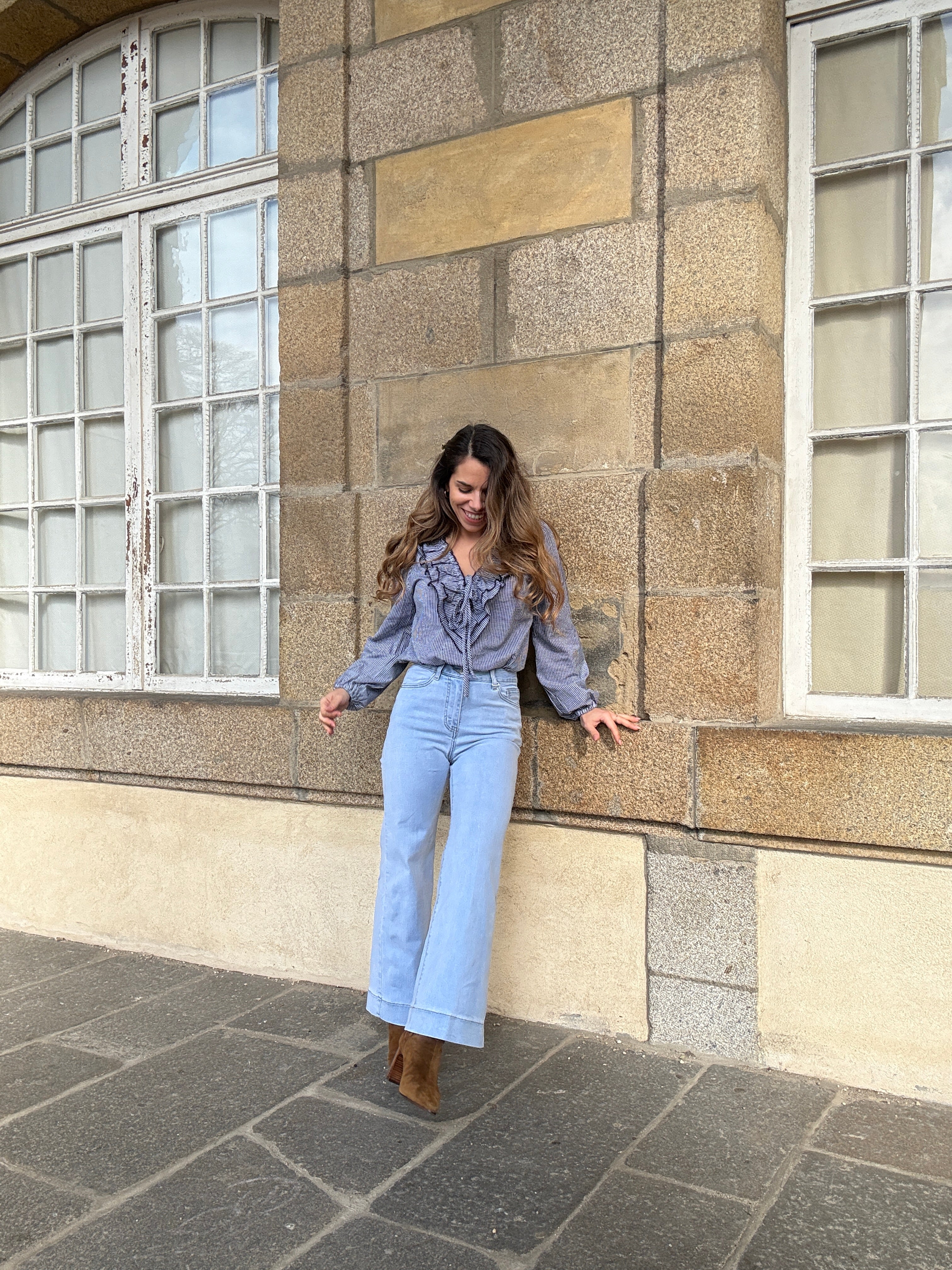 Blouse Stella Vichy Bleu Marine