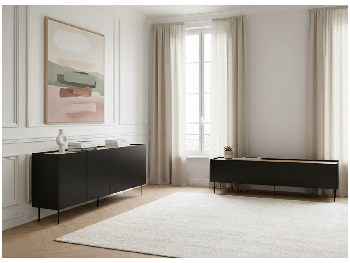 Atlas - Set with 220 cm Sideboard + 220 cm TV Unit
