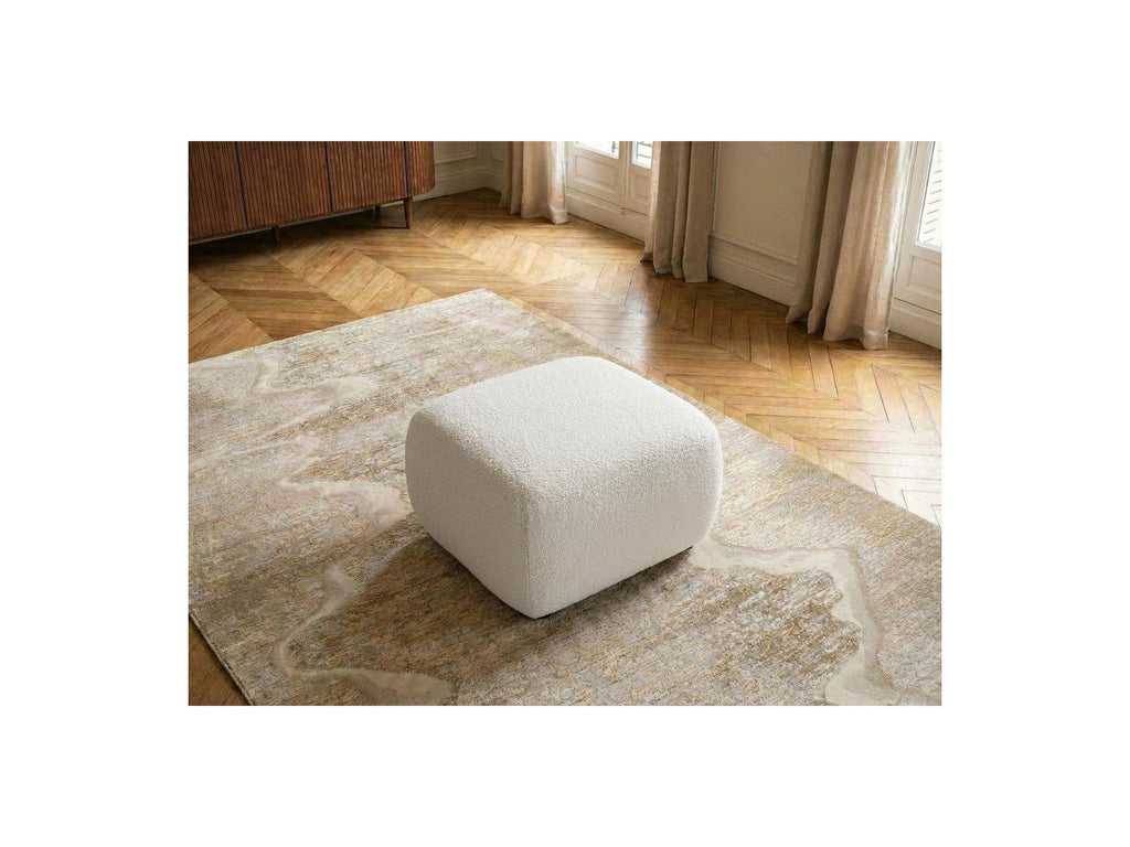 Montaigne - Ottoman - Bouclé Fabric