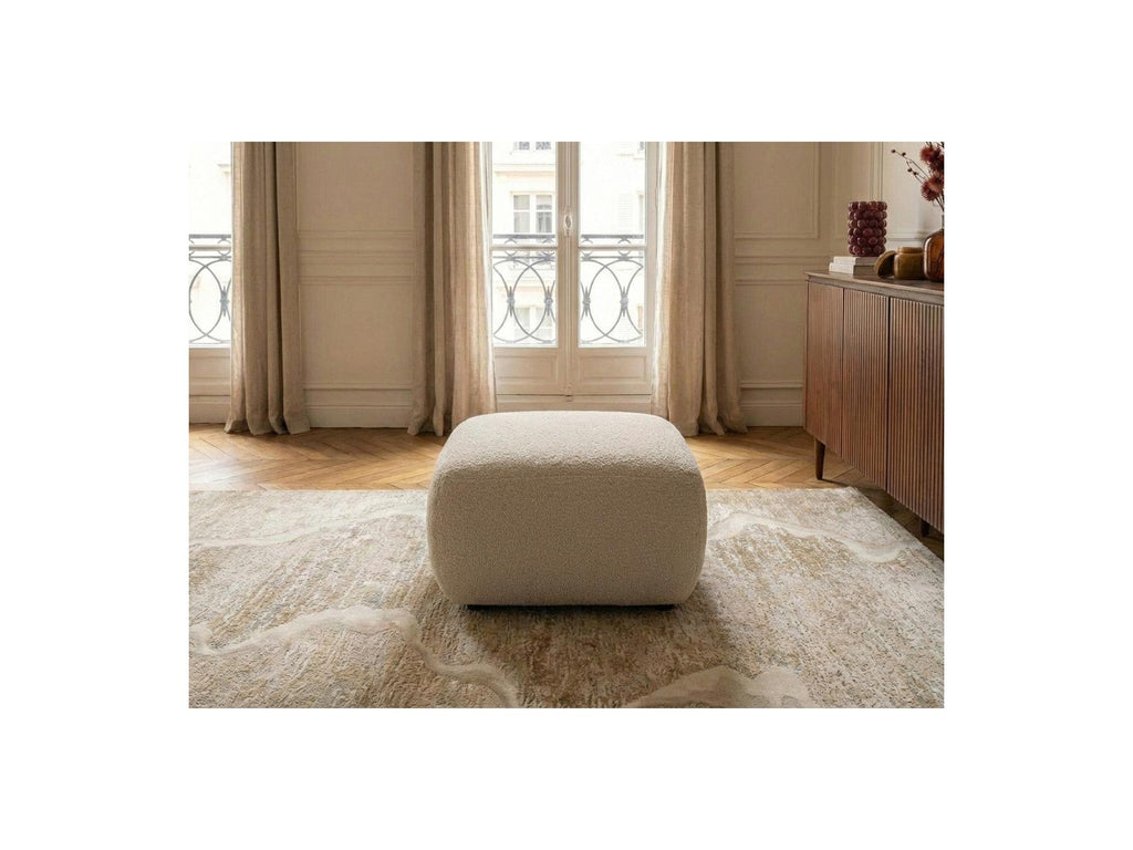 Montaigne - Ottoman - Bouclé Fabric