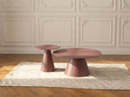 Set De 2 Tables Basses Valia Verre Trempé Et Métal