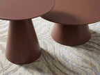 Set De 2 Tables Basses Valia Verre Trempé Et Métal