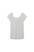 Top En Lin - Blanc Chiné - Femme