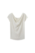 Top En Lin - Blanc Chiné - Femme