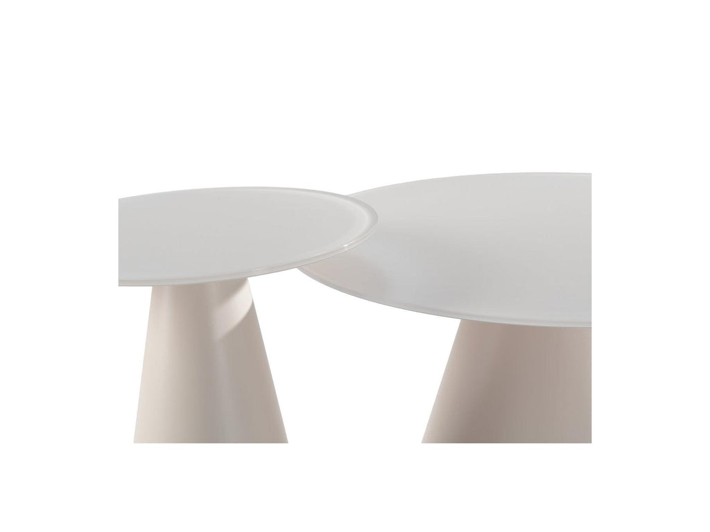 Set De 2 Tables Basses Valia Verre Trempé Et Métal