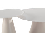 Set De 2 Tables Basses Valia Verre Trempé Et Métal