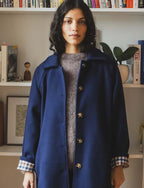 Cappotto Blu Navy Odran