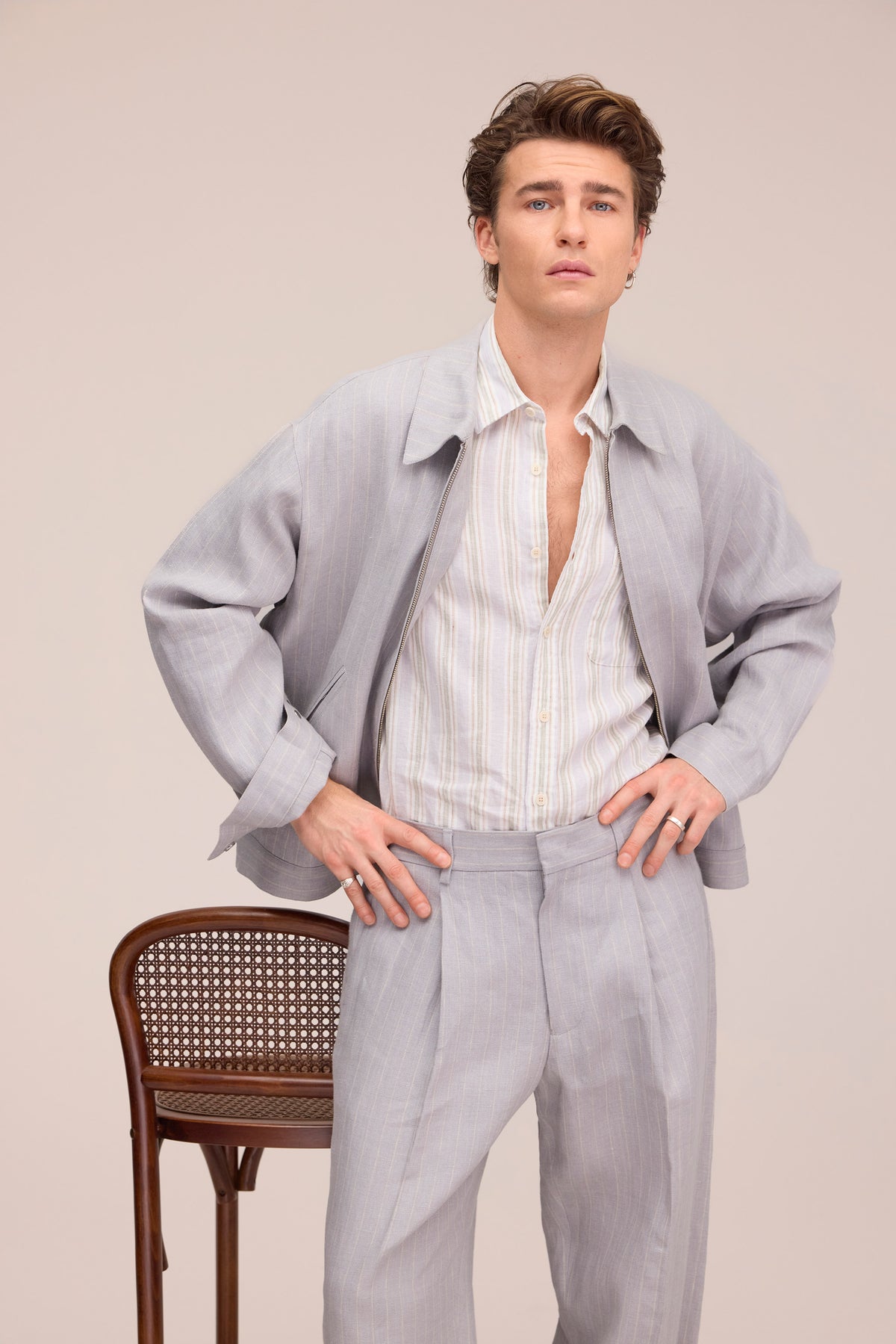 Veste Petrus - Grey Stripe