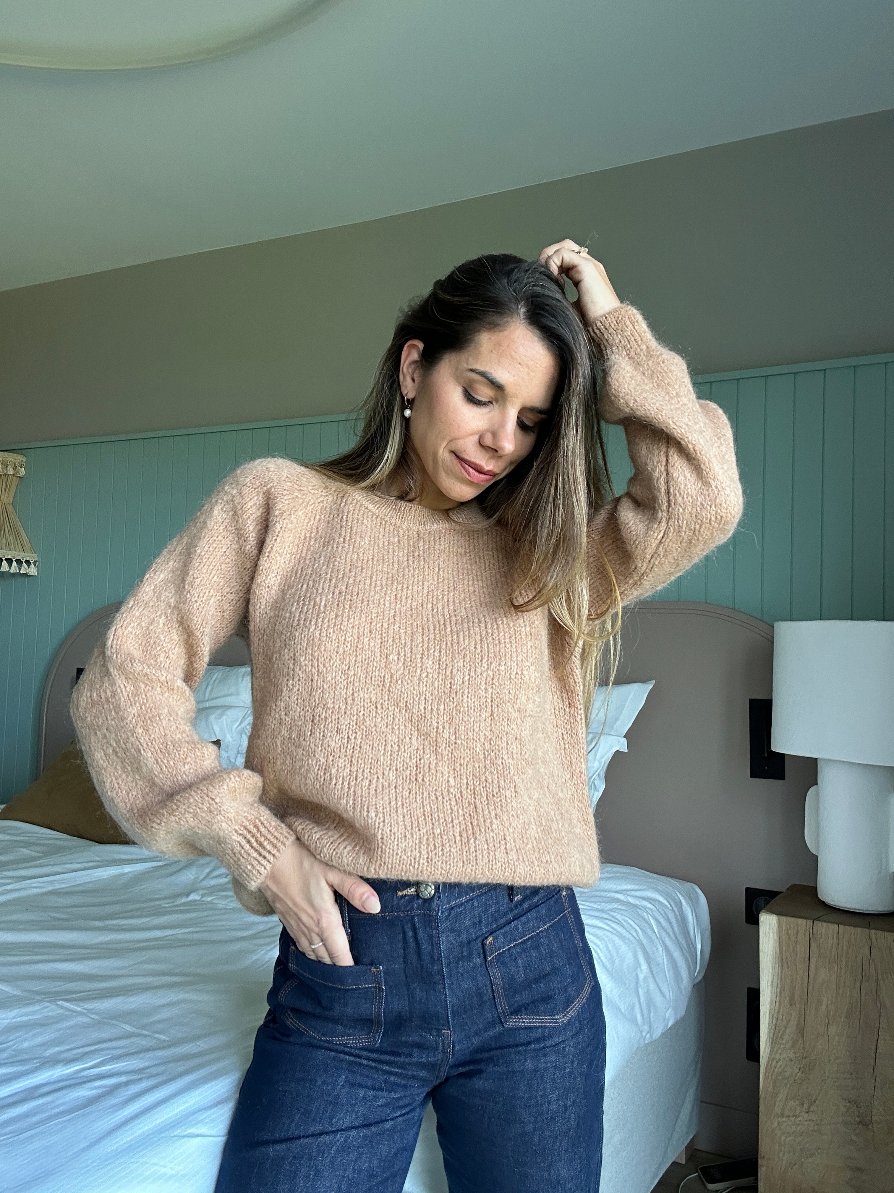Anna Camel Sweater